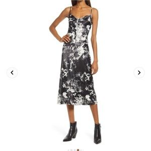NWT Fourteenth Place Marble Print Slip Dress